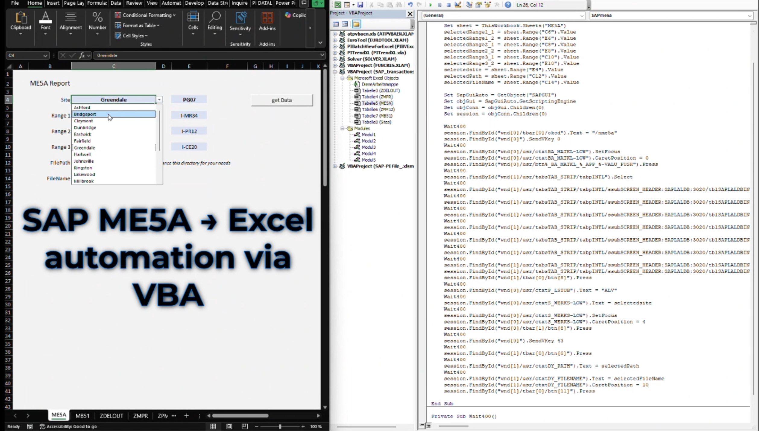 SAP GUI Scripting Automation